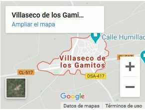 Mapa de villaseco de los gamitos
